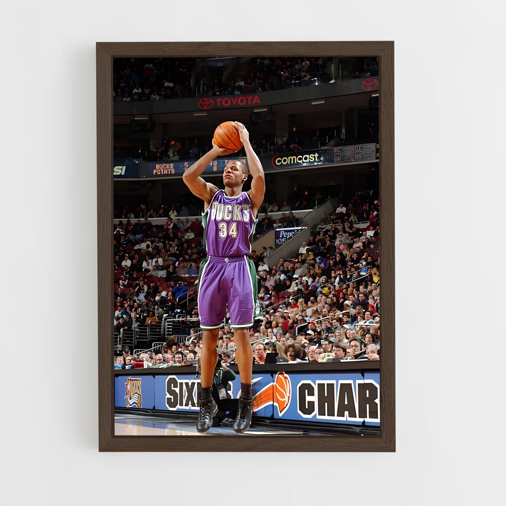 Poster Ray allen marquer – affiche Basketball (vue 5)